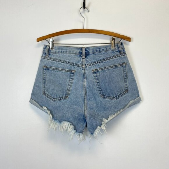 Superdown Distressed Jean Shorts - Picture 7 of 11